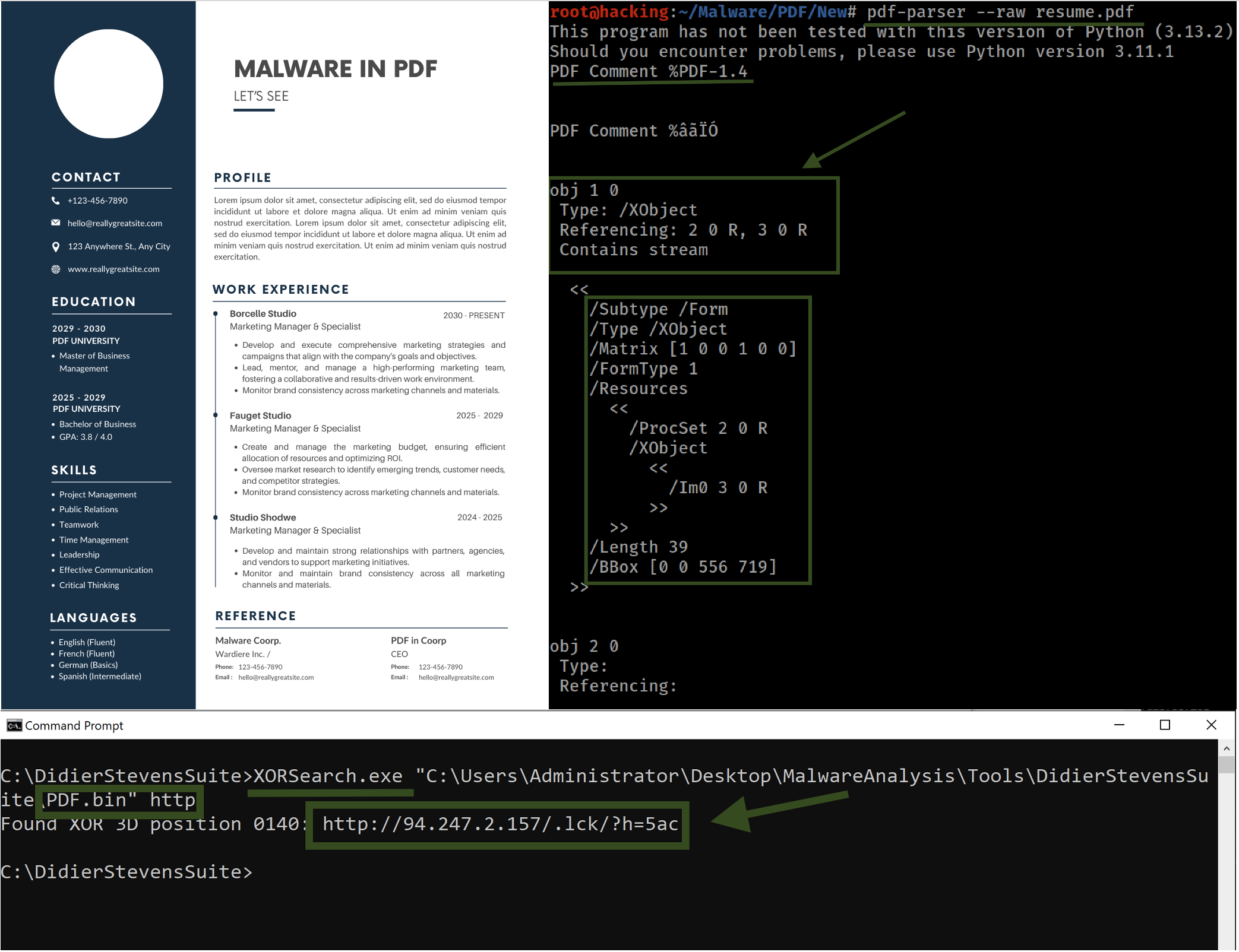 Unmasking the Threat: A Deep Dive into the PDF Malicious